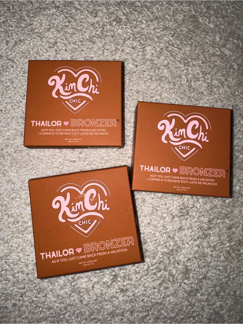 Kim Chi Chic thailor bronzer set with 3 shades